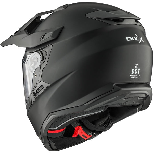 CKX DS24 Dual Sport Helmet Solid Black S - Driven Powersports