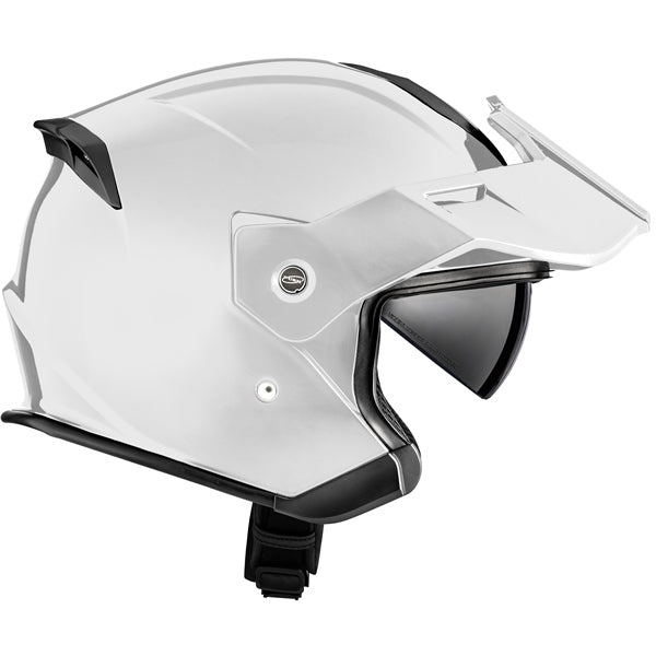 CKX Razor-X Helmet Solid White M No Shield - Driven Powersports