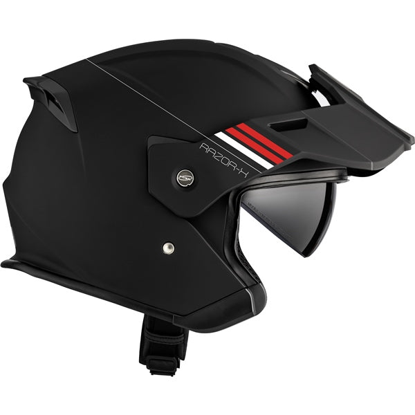 CKX Razor-X Helmet Spark Red, Blue S No Shield - Driven Powersports