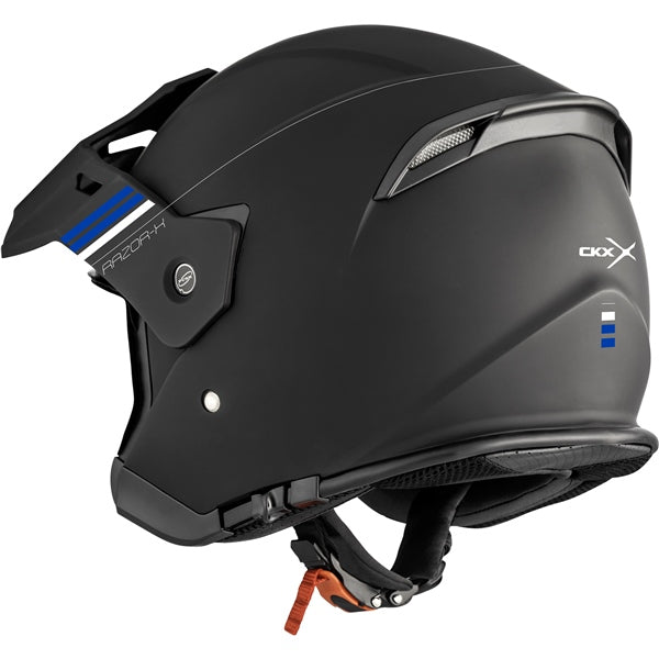 CKX Razor-X Helmet Spark Blue XL No Shield - Driven Powersports