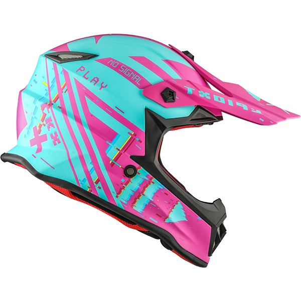 CKX TX019Y Off-Road Helmet Error XL Turquoise, Pink - Driven Powersports