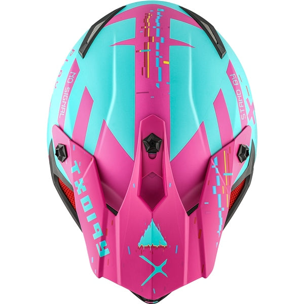 CKX TX019Y Off-Road Helmet Error XL Turquoise, Pink - Driven Powersports