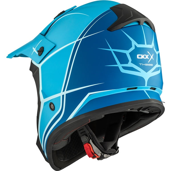 CKX TX228 Off-Road Helmet Energy Blue L - Driven Powersports