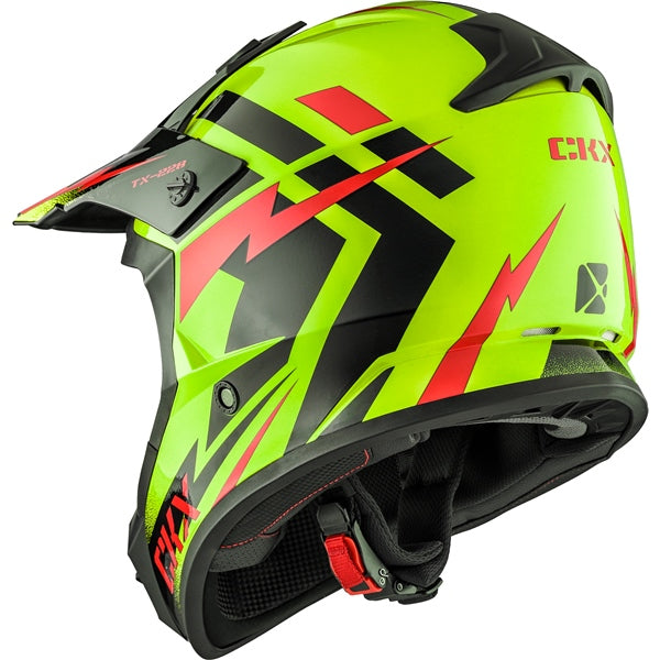 CKX TX228 Off-Road Helmet Bolt High-Visibility Yellow L - Driven Powersports