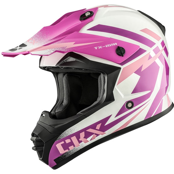 CKX TX228 Off-Road Helmet Bolt M Purple - Driven Powersports