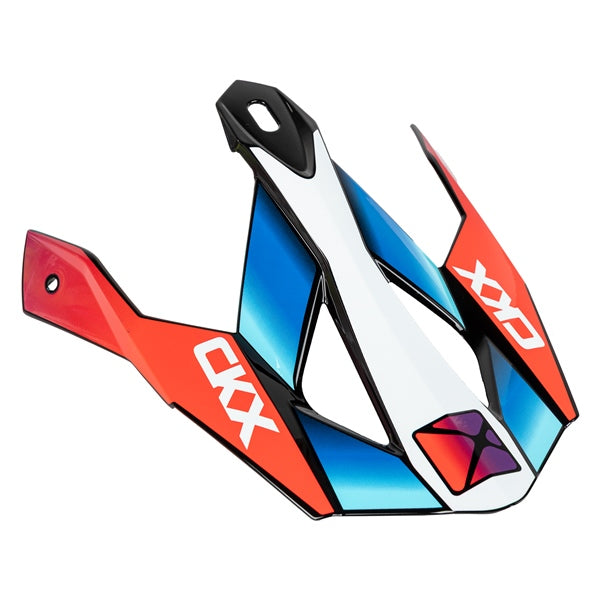 CKX Peak for TX319 Helmet Skyway Blue, Red One Size Fits All - Driven Powersports