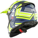 CKX TX319 Off-Road Helmet Arrow Blue, High-Visibility Yellow S - Driven Powersports