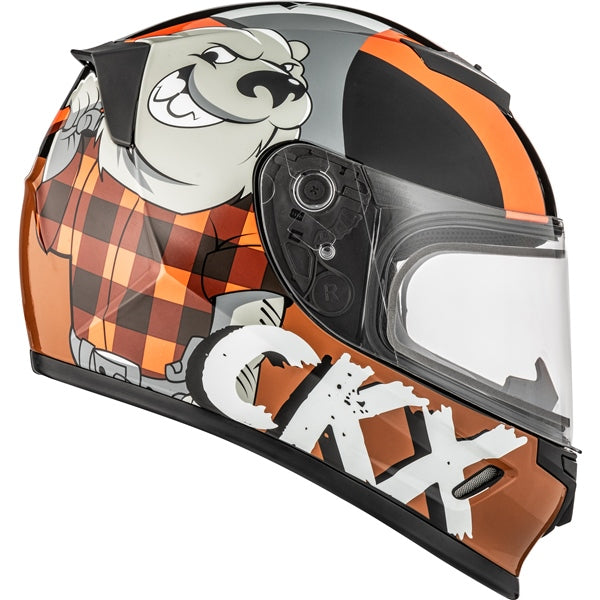 CKX RR24Y  Helmet Lumberjack Double Orange S - Driven Powersports