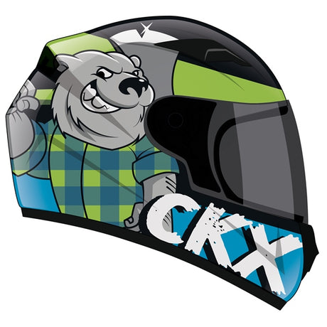 CKX HELM RR24Y DL LUMBERJACK GLOSS Green XL - Driven Powersports