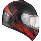 CKX Tranz 1.5 AMS Modular Helmet Cyber Electric Red XS - Driven Powersports