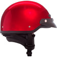 CKX VG500 Half Helmet Solid Red XS - Driven Powersports