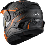 CKX Mission Free-Face Helmet - Carbon Fury Electric Orange Matte S - Driven Powersports