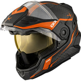 CKX Mission Free-Face Helmet - Carbon Fury Electric Orange Matte S - Driven Powersports