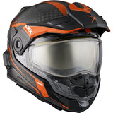 CKX Mission Free-Face Helmet - Carbon Fury Electric Orange Matte S - Driven Powersports
