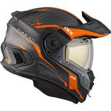 CKX Mission Free-Face Helmet - Carbon Fury Electric Orange Matte S - Driven Powersports