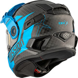 CKX Mission Free-Face Helmet - Carbon Alaska Double Blue L - Driven Powersports