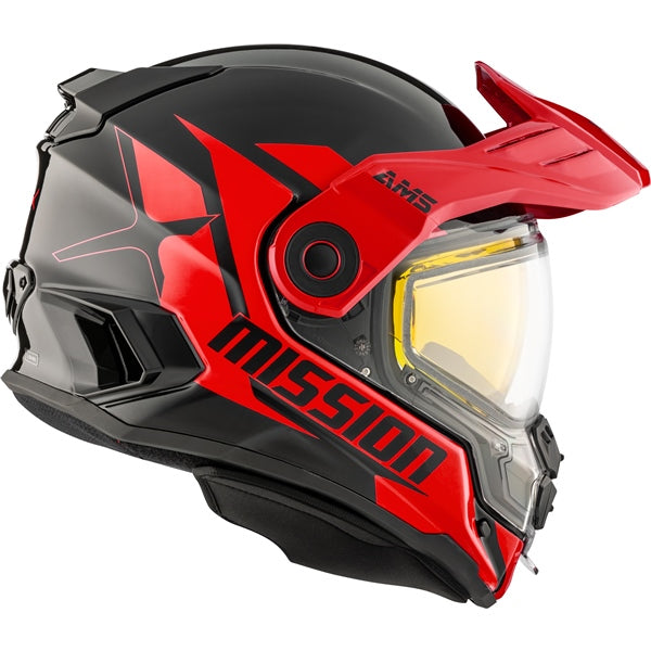 CKX Mission Free-Face Helmet Alaska Electric Red S - Driven Powersports