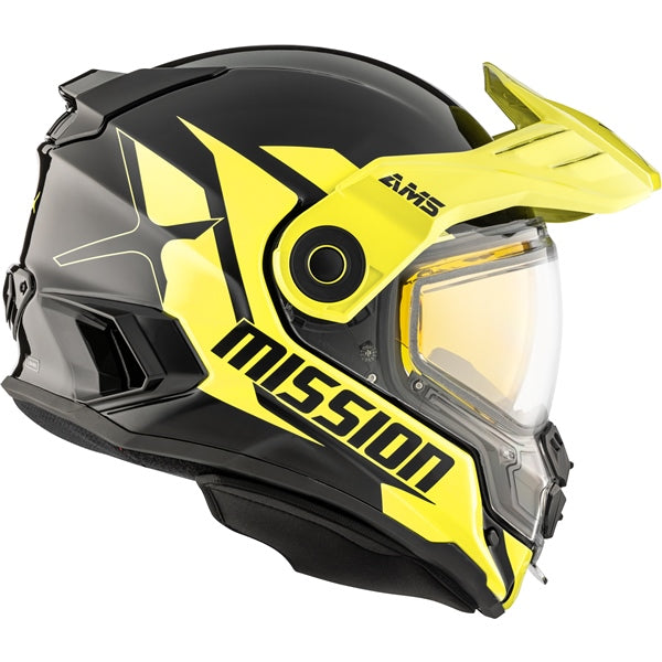 CKX Mission Free-Face Helmet Alaska Electric Lime XS - Driven Powersports
