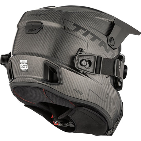 CKX Titan AMS Carbon Helmet Solid Double Titanium XS - Driven Powersports