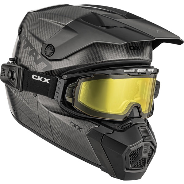 CKX Titan AMS Carbon Helmet Solid Double Titanium XS - Driven Powersports