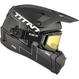 CKX Titan AMS Helmet Solid Double Black Matte 4XL - Driven Powersports