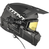 CKX Titan AMS Helmet Solid Electric Black Matte 2XS - Driven Powersports