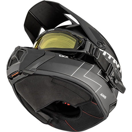 CKX Titan AMS Helmet Solid Electric Black XL - Driven Powersports