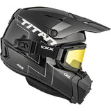 CKX Titan AMS Helmet Solid Double Black S - Driven Powersports