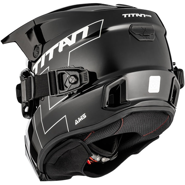 CKX Titan AMS Helmet Solid Electric Black XL - Driven Powersports