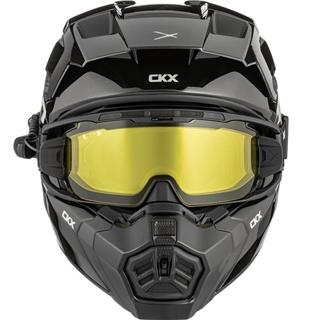 CKX Titan AMS Helmet Solid Electric Black XL - Driven Powersports