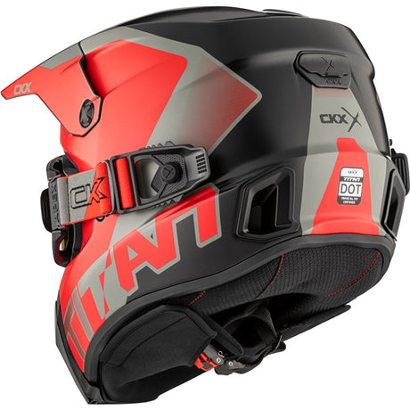 CKX Titan AMS Helmet Nunavut Double Red Matte S - Driven Powersports
