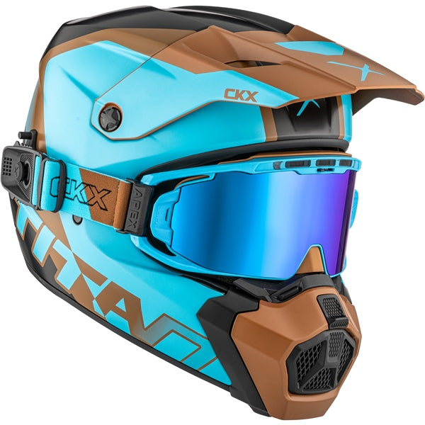CKX Titan AMS Helmet Nunavut Double Titanium S - Driven Powersports
