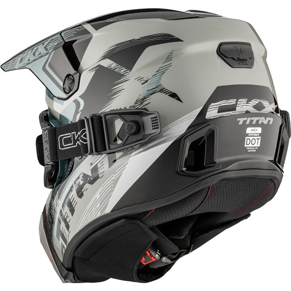 CKX Titan AMS Helmet Concordia Double Gray L - Driven Powersports