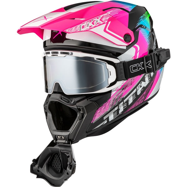 CKX Titan AMS Helmet Concordia Double Titanium XL - Driven Powersports