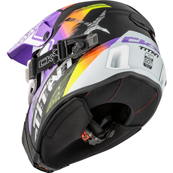 CKX Titan AMS Helmet Concordia Double Titanium 3XL - Driven Powersports