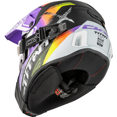 CKX Titan AMS Helmet Concordia Double Titanium M - Driven Powersports