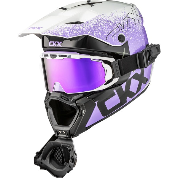 CKX Titan AMS Helmet Vaneer Double Titanium S - Driven Powersports