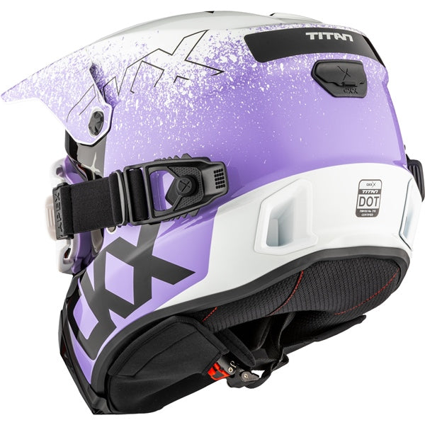 CKX Titan AMS Helmet Vaneer Double Titanium S - Driven Powersports