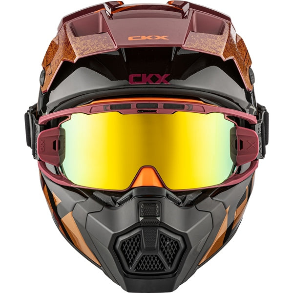CKX Titan AMS Helmet Vaneer Double Titanium L - Driven Powersports