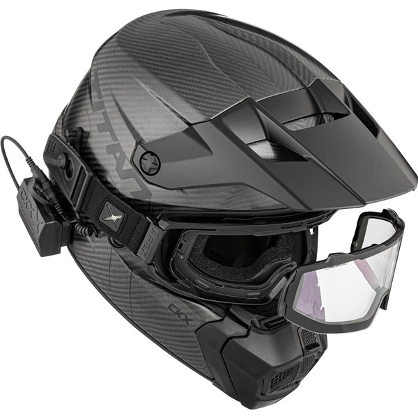CKX Titan AMS Carbon Pro Helmet Solid Electric Titanium L - Driven Powersports