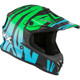 CKX TX019Y Off-Road Helmet Zoo Blue/Green M - Driven Powersports