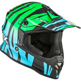 CKX TX019Y Off-Road Helmet Zoo Blue/Green M - Driven Powersports