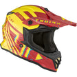 CKX TX019Y Off-Road Helmet Error Red/Yellow Matte S - Driven Powersports