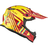 CKX TX019Y Off-Road Helmet Error Red/Yellow Matte S - Driven Powersports