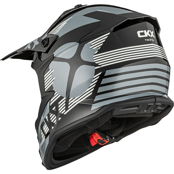 CKX TX319 Off-Road Helmet Galactic Gray XS - Driven Powersports