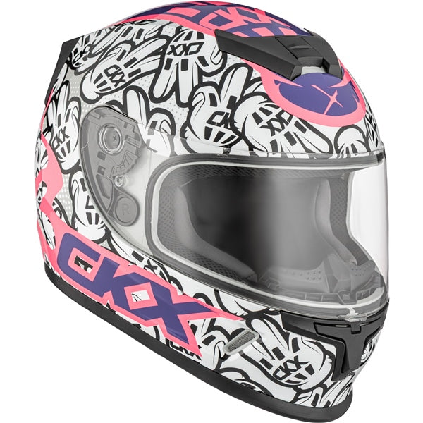 CKX RR24Y  Helmet Peace Double White L - Driven Powersports