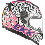 CKX RR24Y  Helmet Peace Double White L - Driven Powersports