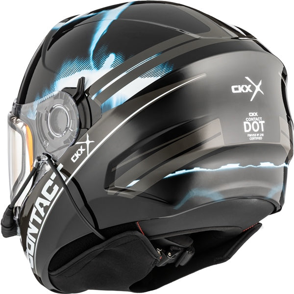 CKX Contact Free-Face Helmet Onyx Electric Black S - Driven Powersports