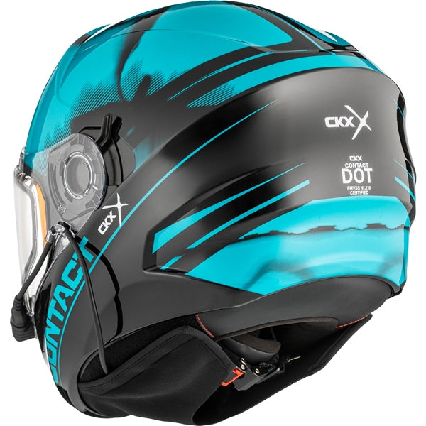CKX Contact Free-Face Helmet Onyx Electric Blue M - Driven Powersports