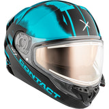 CKX Contact Free-Face Helmet Onyx Electric Blue M - Driven Powersports